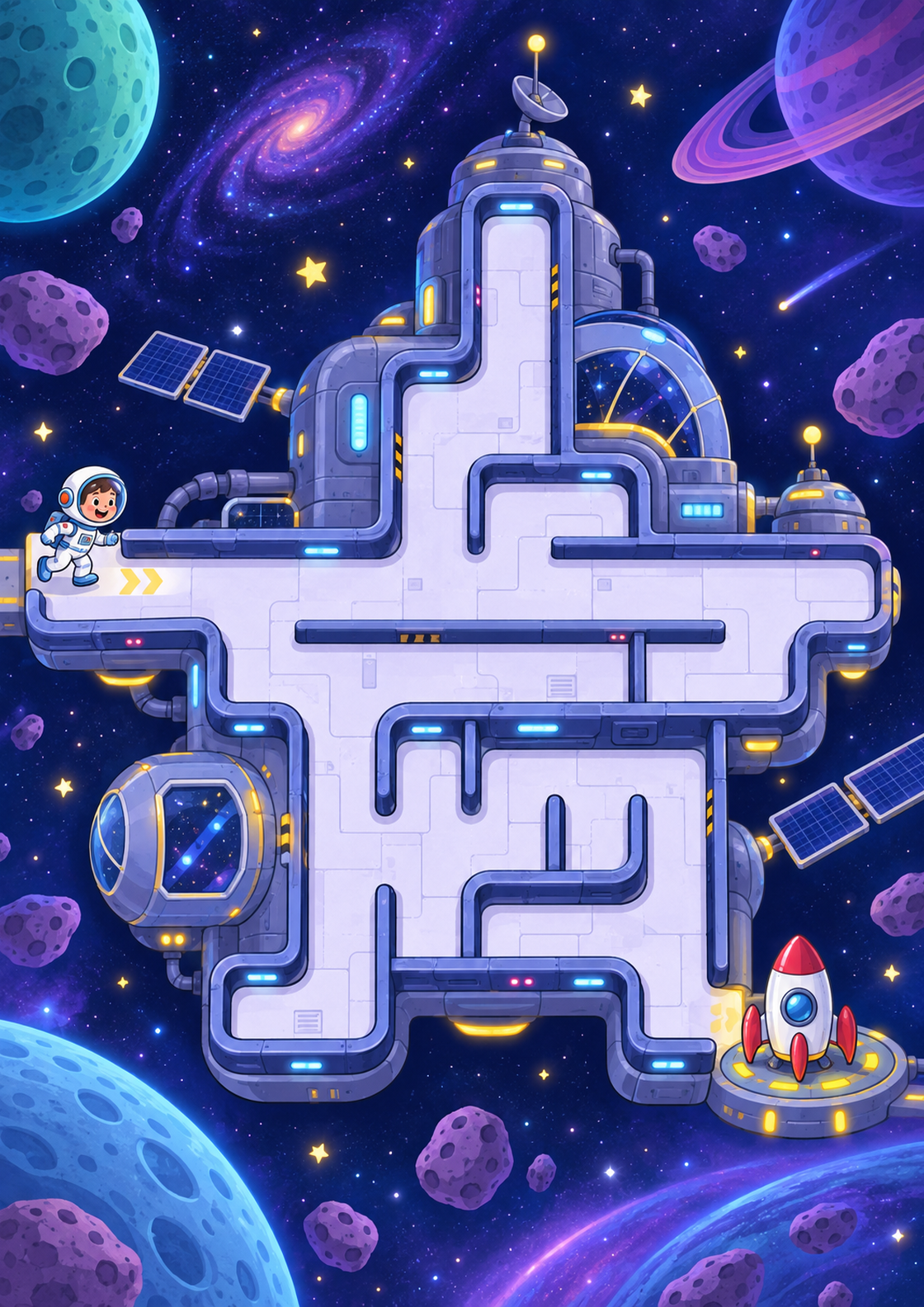 La estrella espacial